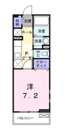 グランドライフA棟の物件間取画像